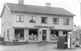Skebokvarnsgården när det var handelsbod.